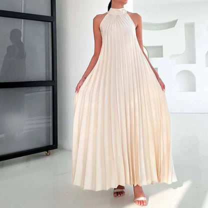 Sexy Off Shoulder Banquet Women Party Dress Elegant Simple Solid Color Loose Evening Dress Trendy High Waisted Draped Long Dress