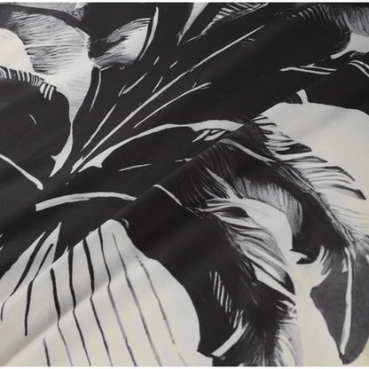 Loose Print Long Dresses Women O-neck Full Sleeve Pleated Holiday Dress Female 2025 Summer Lady Fashion Robes High Street